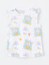 LC Waikiki Crew Neck Printed Baby Girl Shorts Pajama Set